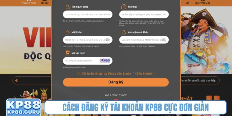 Kp88 Casino Đăng Ký Kp88 Tặng 88 Đô Link KP88.COM 7 Cách đăng ký tài khoản KP88 cực đơn giản