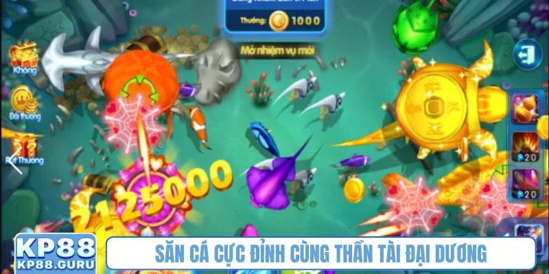 Bắn cá ăn tiền - Giải trí trực tuyến tại KP88, chinh phục đại dương 2 Săn cá cực đỉnh cùng Thần Tài Đại Dương